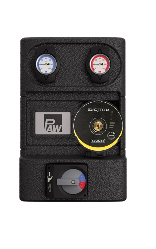 Kotlový modul HEAT BLOC K34 - 3cestný směšovací ventil - DN 32, Grundfos ALPHA2.1 L 32-60 PAW.K34-DN 32