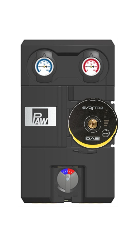 Kotlový modul HEAT BLOC K38 - 4cestný směšovací ventil - DN 32, Grundfos ALPHA2.1 L 32-60 PAW.K38-DN 32