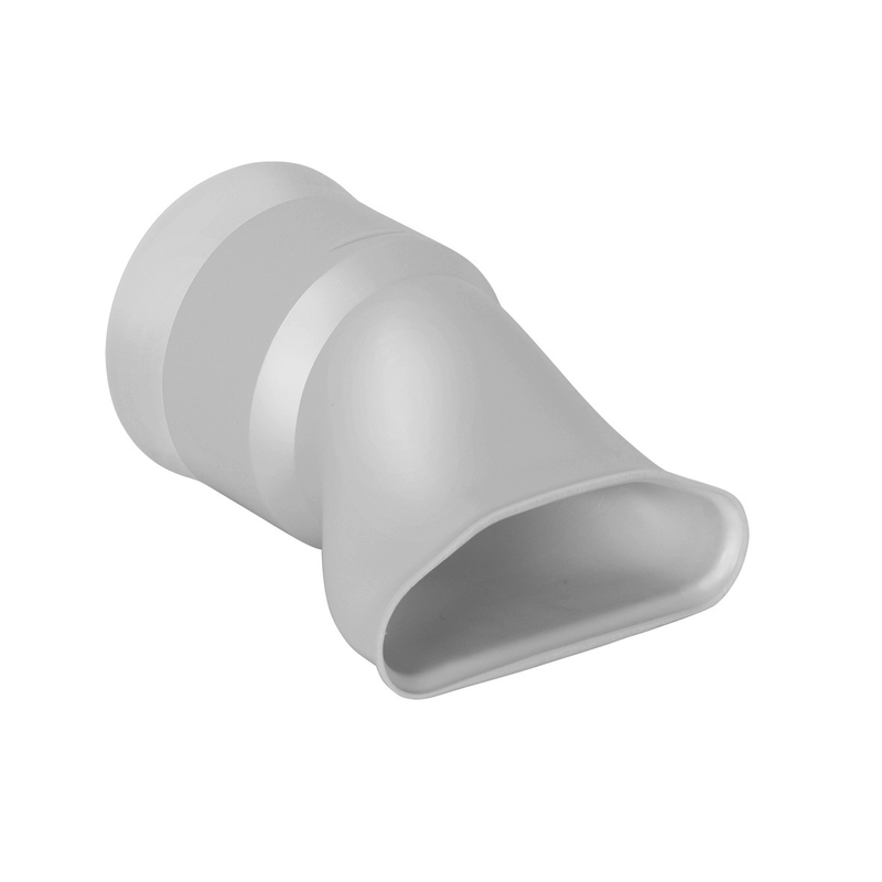 Přechodka přímá - 132x52mm, pr. 90mm-vnější, tunnel/classic IVAR.AIRCT PR