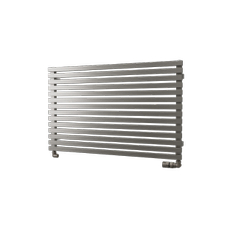Těleso koupelnové trubkové Isan Zoya Inox 615 x 1000 mm, 469 W, klasické připojení, nerez