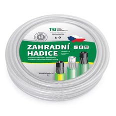 Hadice zahradní Tubi Crystal Light 1/2˝, délka 25 m, čirá průhledná