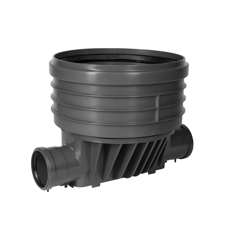 Dno šachtové přímé Osma RV-Systém RVD-P, DN 400 x 110, černé