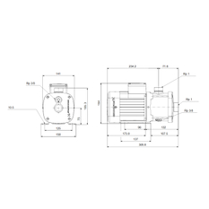 Čerpadlo odstředivé Grundfos CM1-3 A-R-I-E-AQQE F-A-A-N