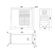 Filtr Grundfos Filter dU/dt 380-500 44A IP20 130B2836