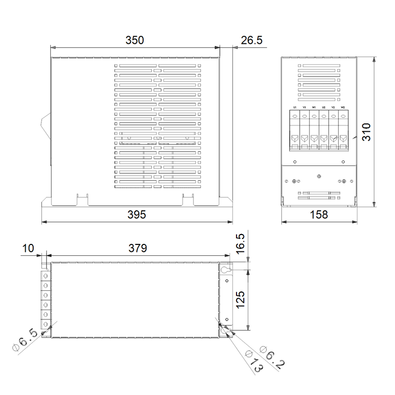 Filtr Grundfos Filter dU/dt 200-500 90A IP20 130B2839