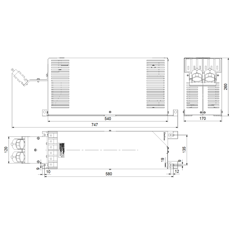 Filtr Grundfos Sinewave 200-500V IP20 75/71/56/53A
