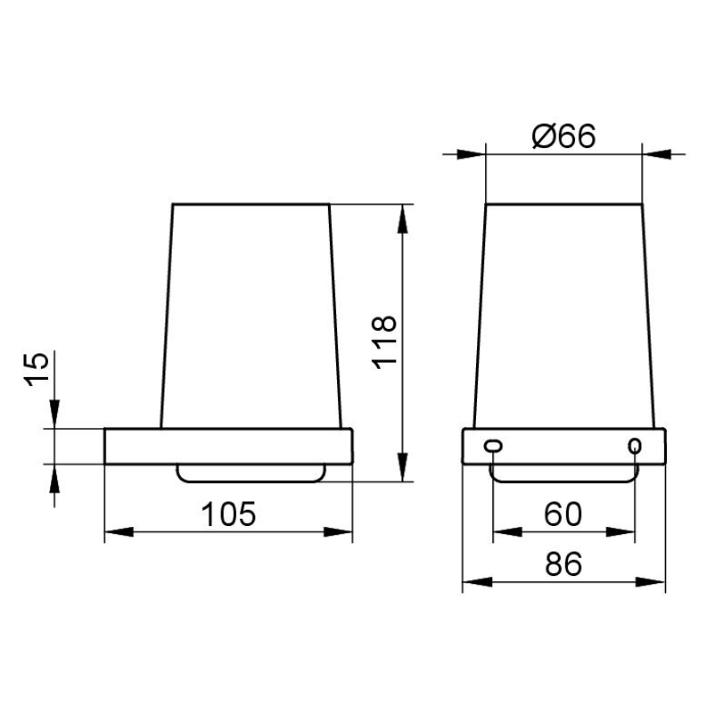 Držák na skleničku Keuco Edition 11, pochromováno