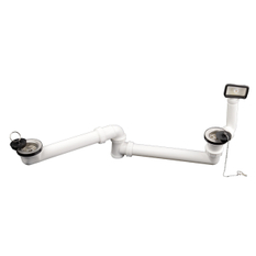 Odtoková souprava HL Hutterer & Lechner, DN40 s odpadními ventily 6/4˝ a přepadem