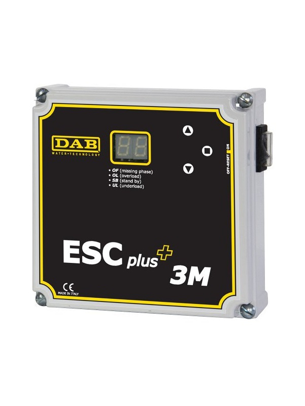 ESC PLUS 4T 400/50-60 systém řízení a ochrany pro čerpadla do vrtaných studní *AD* DAB.ESC PLUS