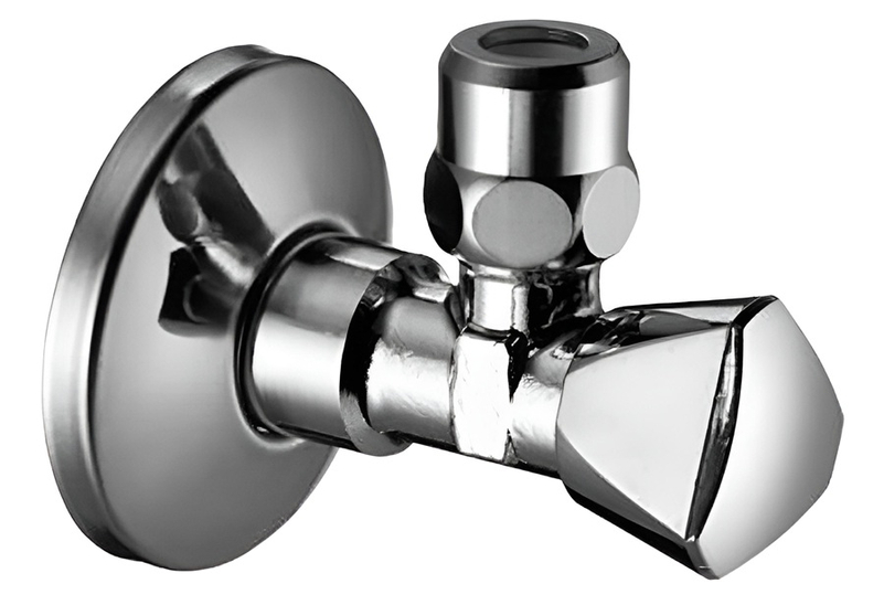 Rohový ventil Schell Sanland, s matkou, 1/2˝ x 3/8˝, chrom