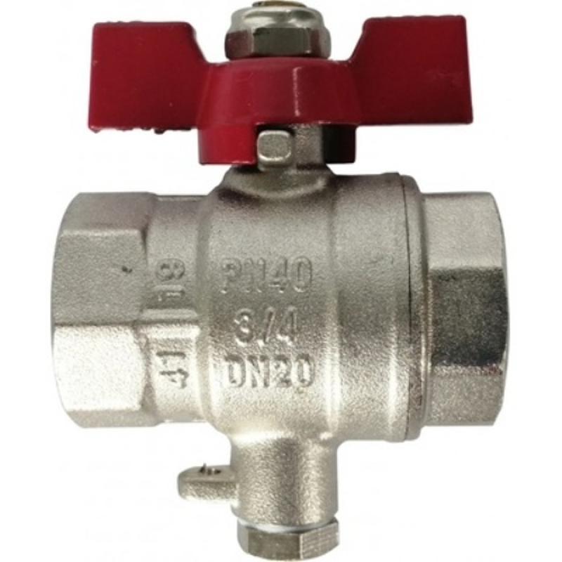 Ventil kulový se závitem Siemens 3/4˝, M10 x 1, pro teplotní čidlo 5,0 x 45 mm
