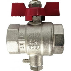 Ventil kulový se závitem Siemens 3/4˝, M10 x 1, pro teplotní čidlo 5,0 x 45 mm