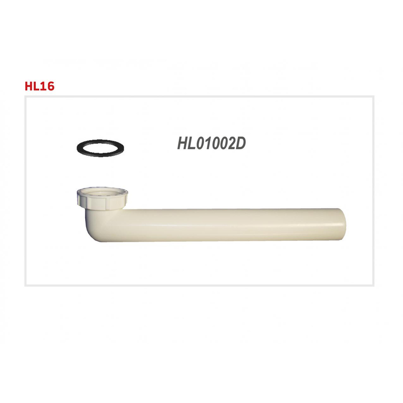 Odtokové koleno pro koupací vany HL Hutterer & Lechner, DN40x6/4˝