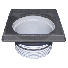 Nástavec HL Hutterer & Lechner, d 195mm/litina 260x260mm