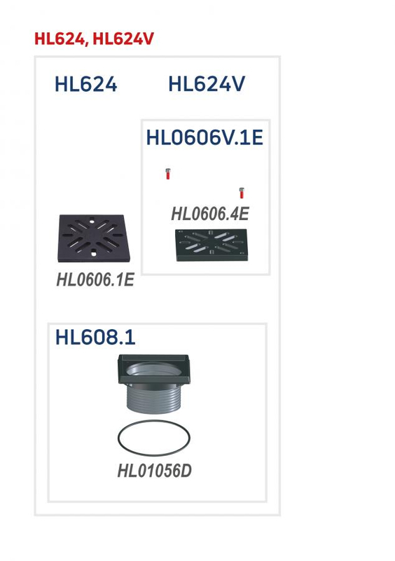 Nástavec HL Hutterer & Lechner, d 195mm/litina 260x260mm/litina 226x226mm