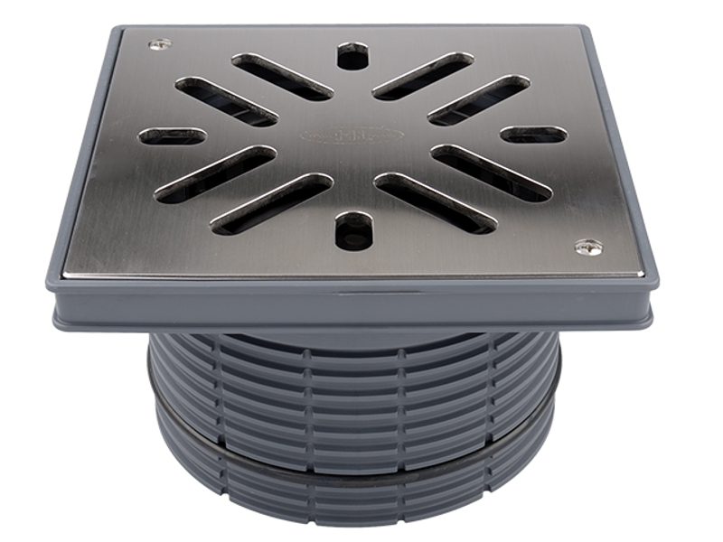 Nástavec HL Hutterer & Lechner, d 195mm/plast 240x240mm/nerez 226x226mm