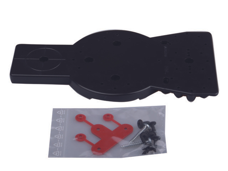 Montážní deska včetně šroubků a zvukové ochrany(podložky) HL Hutterer & Lechner