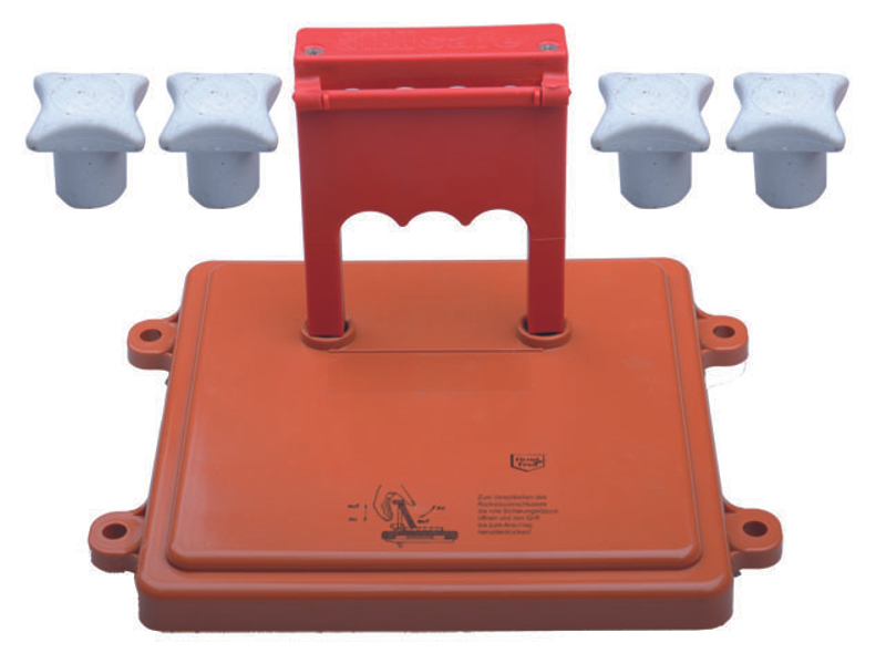 Čistící kryt nové provedení s nouzovým uzávěrem k HL715.1(.2)(.2EPC) HL Hutterer & Lechner