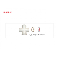 Křížový kus HL Hutterer & Lechner, DN40x6/4˝