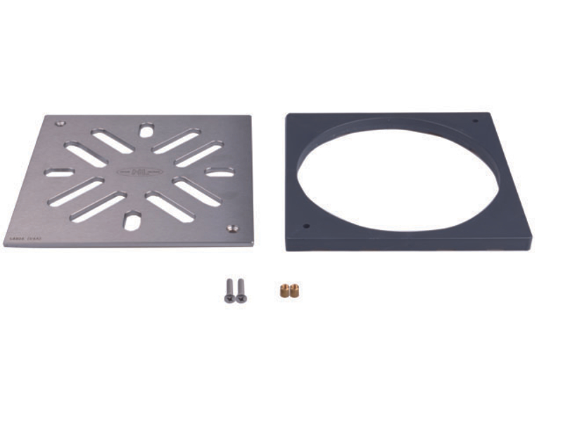 Nerezový rošt HL Hutterer & Lechner, 226x226mm V4A, včetně mezipodložky