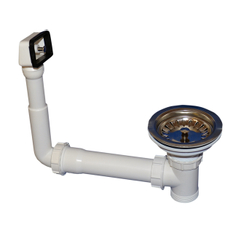 Odpadní ventil HL Hutterer & Lechner, 3˝ s přepadem a připojovacím závitem 6/4˝