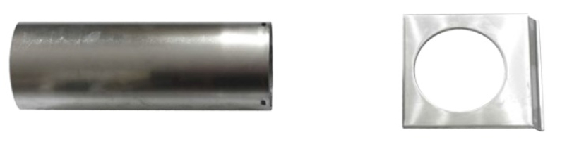 Prodloužení výdechu Karma k topidlu Beta, 20 cm