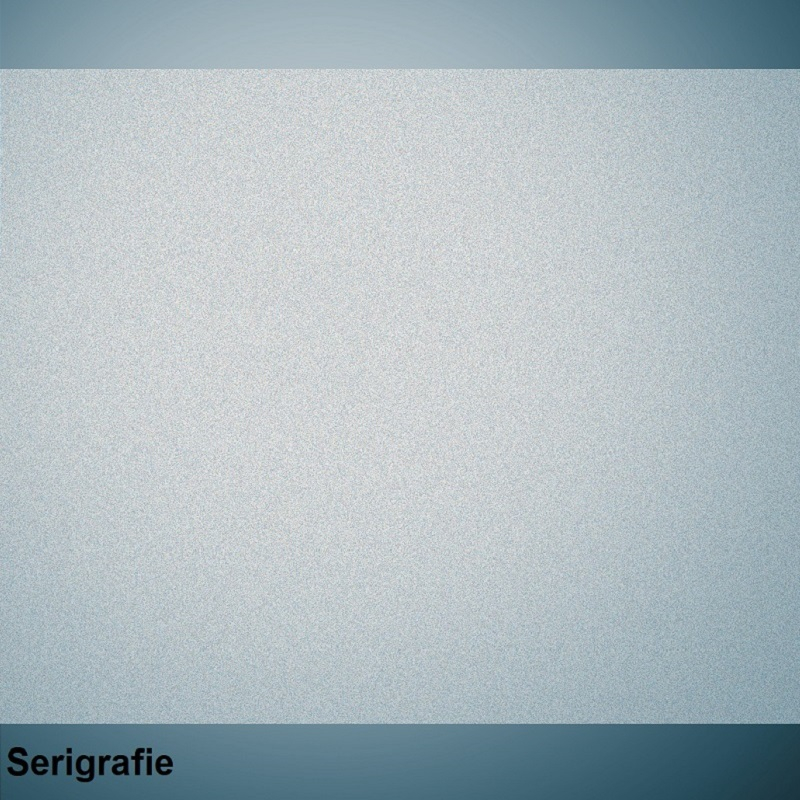 Dvoukřídlé lítací dveře Plano Davos Plus stříbrné/serigrafie 90 x 200 cm
