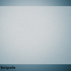 Dvoukřídlé lítací dveře Plano Davos Plus stříbrné/serigrafie 90 x 200 cm