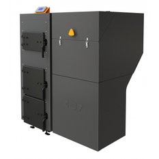Kotel automatický na pelety a uhlí Benekov C27 Premium se zásobníkem 260 l vpravo, výkon 25 kW, SVT 20001