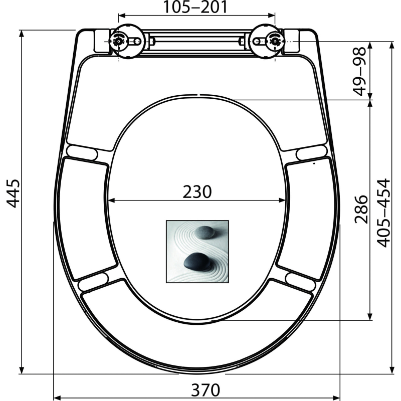 WC sedátko Alcadrain (Alcaplast) univerzální Softclose, Duroplast A604 ZEN