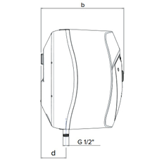 Elektrický ohřívač Ariston Andris Lux 15U, pod umyvadlo, objem 15 l , výkon 2,0 kW