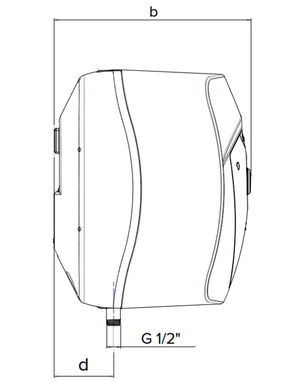 Elektrický ohřívač Ariston Andris R 15, nad umyvadlo, objem 10 l , výkon 2,0 kW