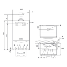 Kotel kondenzační závěsný Vaillant ecoTEC pro VU 146/5-3(H-INT II), 5,7-14,9 kW