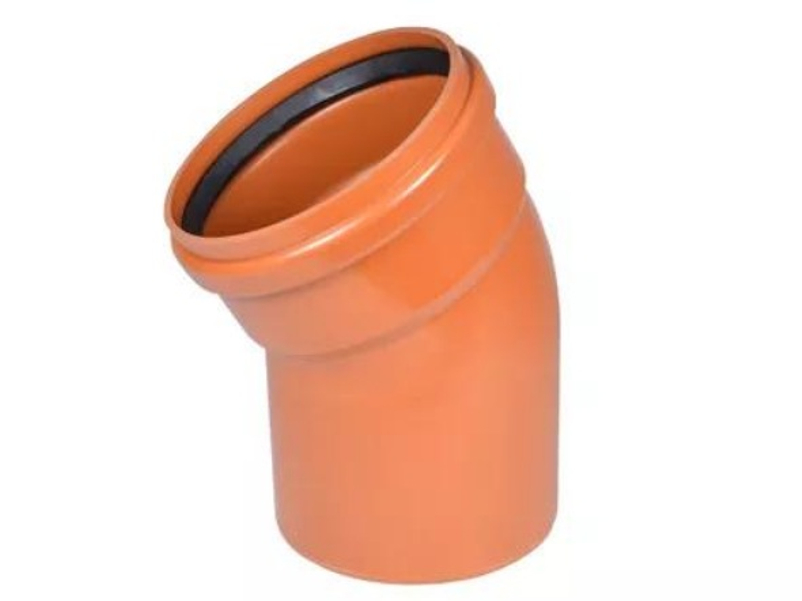 Koleno kanalizační Pipelife KGB PVC Quantum SN12 400 / 30°