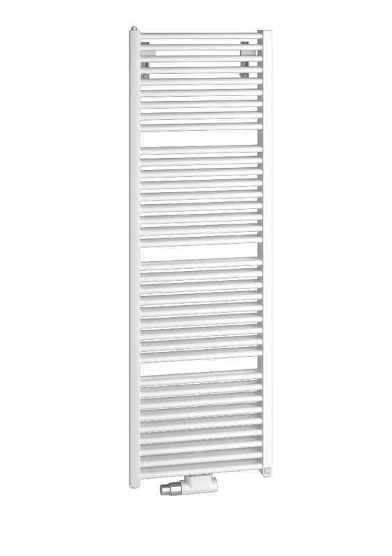 Těleso koupelnové trubkové Kermi Duett 1188 x 484 mm, středové připojení, 834W, bílé