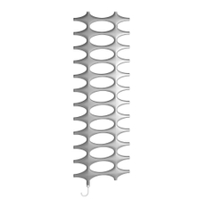 Těleso koupelnové designové elektrické Kermi Ideos-E 1526 x 508 mm, elektrosada WFS vlevo 600 W, stříbrné