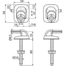 Panty Alcadrain (Alcaplast) pro A60 P0009-ND