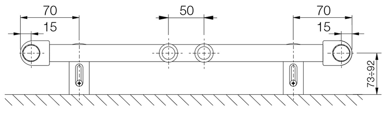Těleso koupelnové trubkové elektrické Koralux Linear Comfort KLTE 900/500, výkon 400 W, topné těleso bez regulátoru, barva bílá