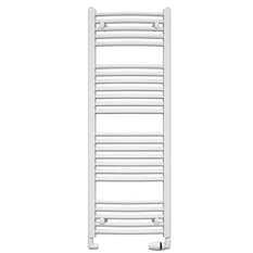 Těleso koupelnové trubkové Koralux Rondo Comfort KRT 900/450, výkon 369 W, klasické připojení, barva silber RAL 9006