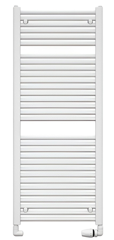 Těleso koupelnové trubkové Koralux Linear Max KLM 1820/750, výkon 1367 W, klasické připojení, barva black RAL 9005