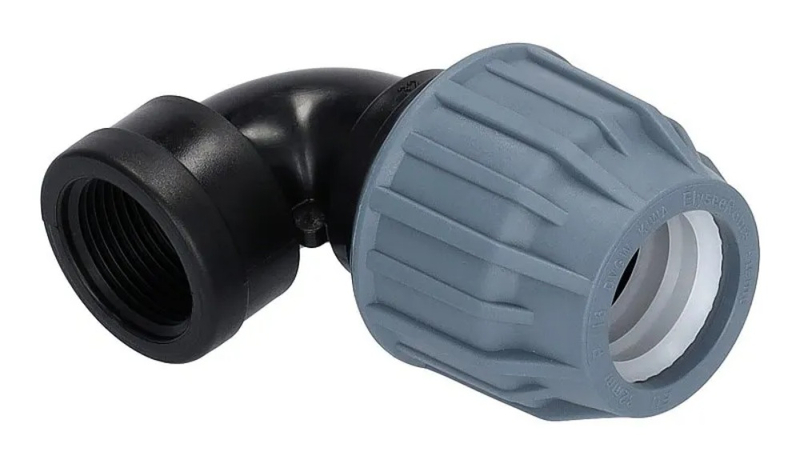 Koleno F 90° Plano PP-S, d 25 x 1˝ vnitřní závit