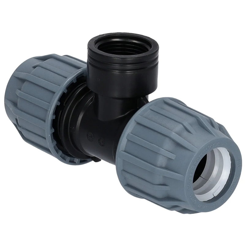 T-kus F Plano PP-S, d 32 x 1˝ vnitřní závit