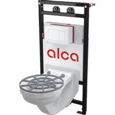 Set montážního rám Alcadrain (Alcaplast) u, výlevky, izolační desky, mřížky a ovládacího tlačítka A108F 5:1 SET