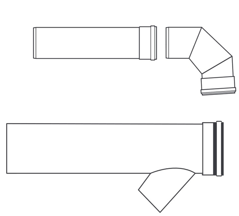 Sada rozšiřovací Protherm odkouření pro 3. (a 4.) kotel