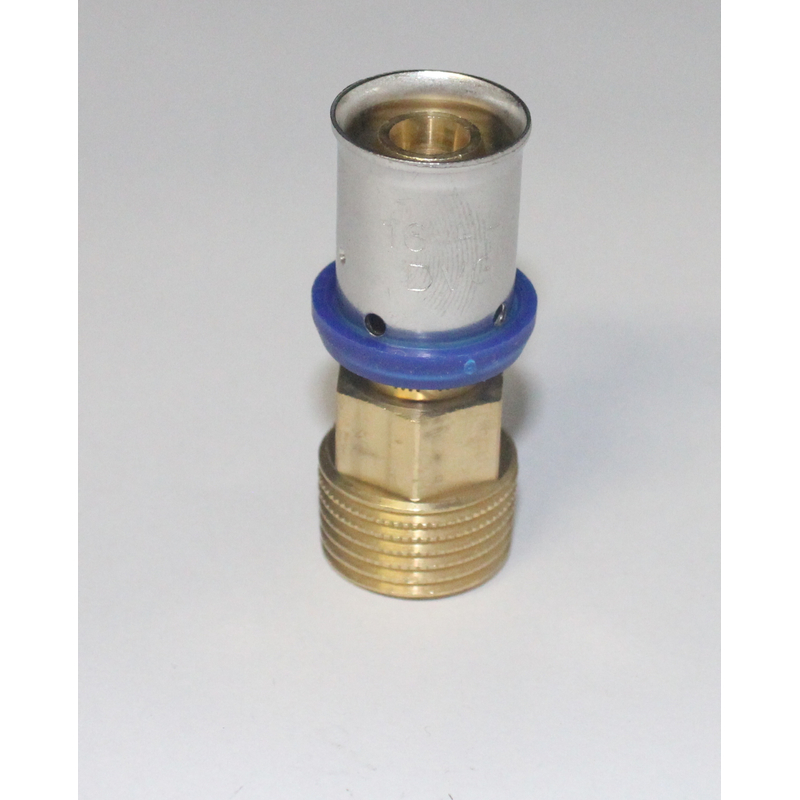 Přechod lisovací s vnějším závitem Plano 16 x 2 - R 1/2˝