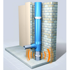 Izolace Armacell Armalight Tubolit ARW Fonowave 125 x 9 mm, délka 10 m, modrá