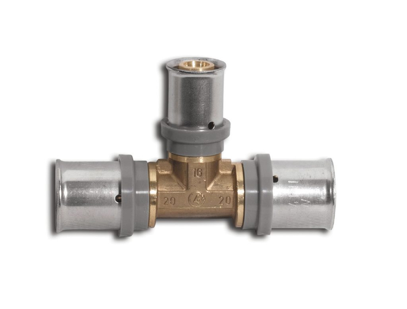 Lisovací T-kus Kermi x-net 16 x 14 x 16 mm