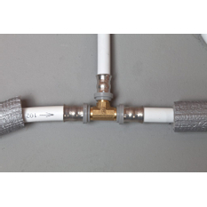 Lisovací T-kus Kermi x-net 16 x 14 x 16 mm