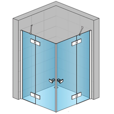 Sprchové dveře Plano Geneve New Levé, čiré sklo GE 13 110