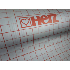 Rastrová upínací fólie upínací Herz, šířka 1030 mm, balení 100 m2